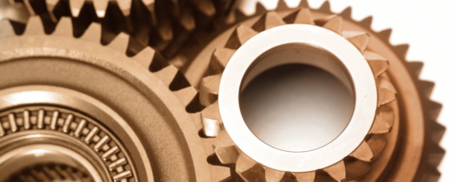 机器上的齿轮
