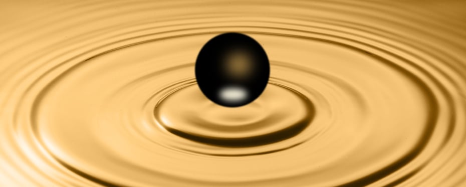 流体表面上的油滴就像量子颗粒一样。