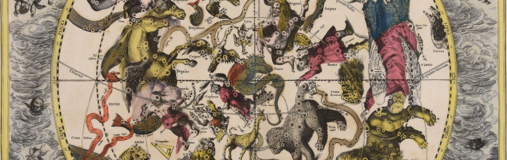 安德烈亚斯·塞拉留斯绘制的星座地图