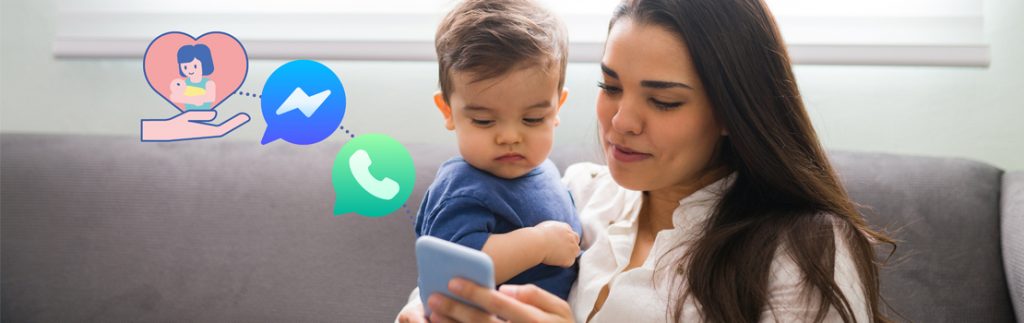 Whatsapp上的母亲消息