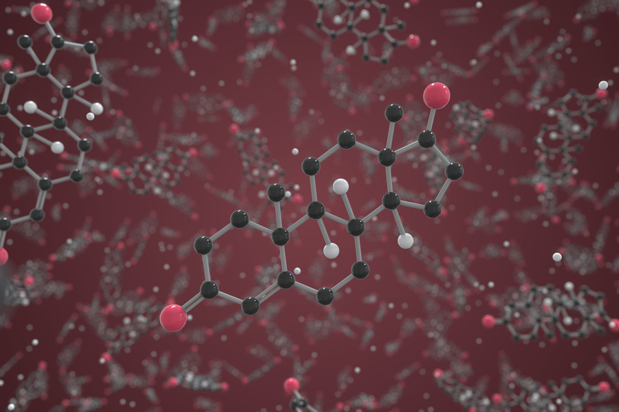 分子结构睾固酮
