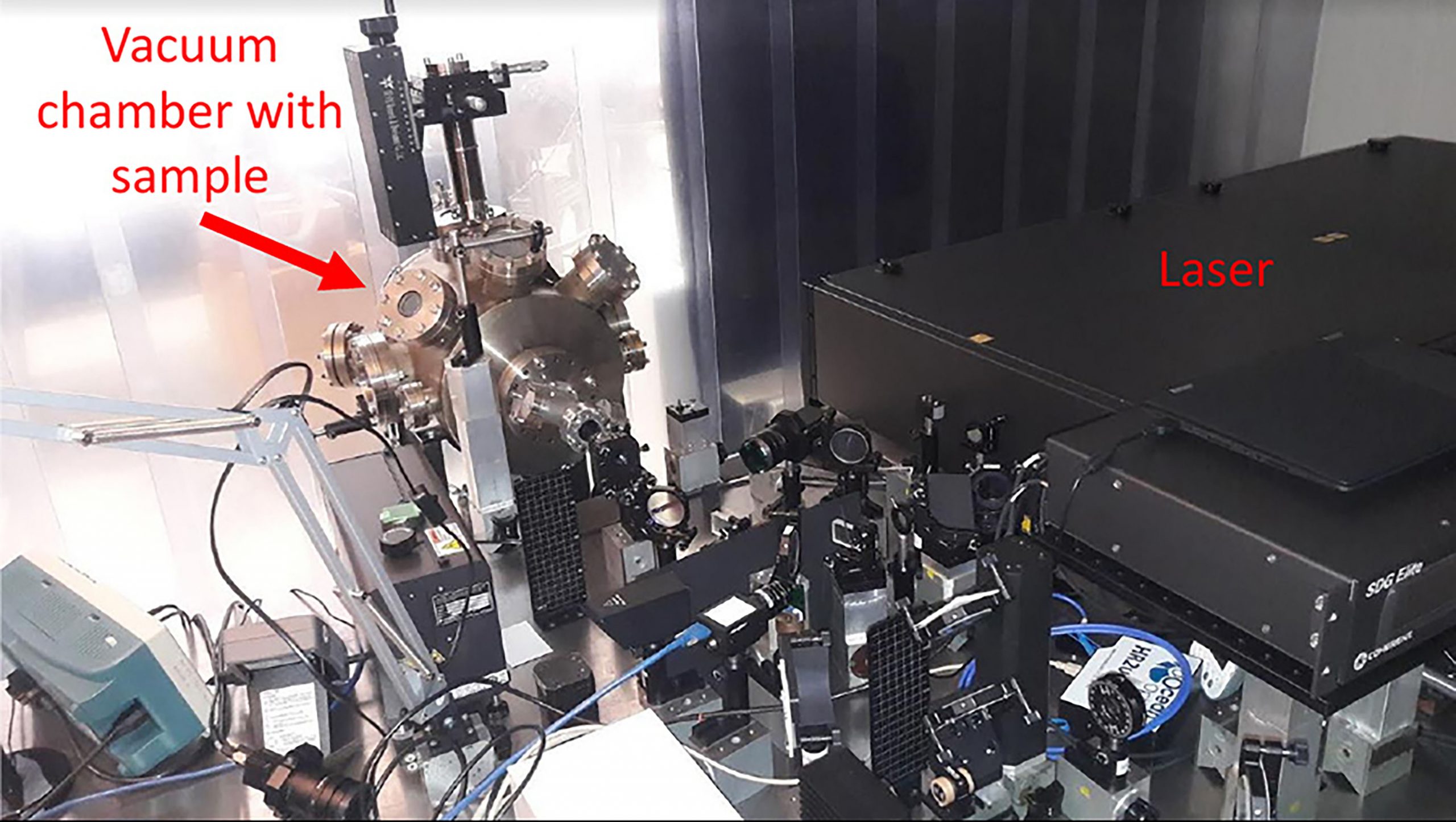 吸尘室样本和射激光脉冲机NAPLIFE团队希望提高核聚变效率,